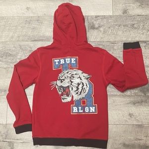 White Tiger true religion zip up hoodie